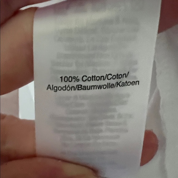 White Cotton Pintuck Blouse Size XL Short Sleeve Top Workwear Classic - Picture 4 of 7